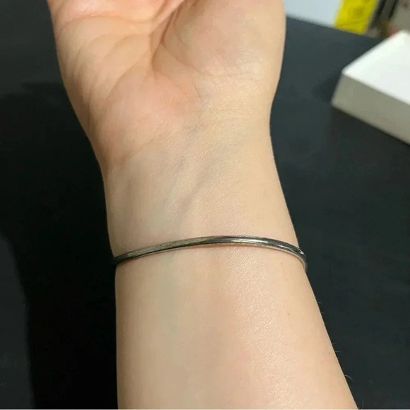 Spring Wrap Bracelet Blue Charms Silver Color - Picture 3 of 5